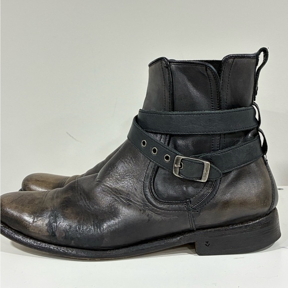 John Varvatos Collection Bowery Buckled Chelsea Boot Size 10.5 or EU 44.5 main image 9